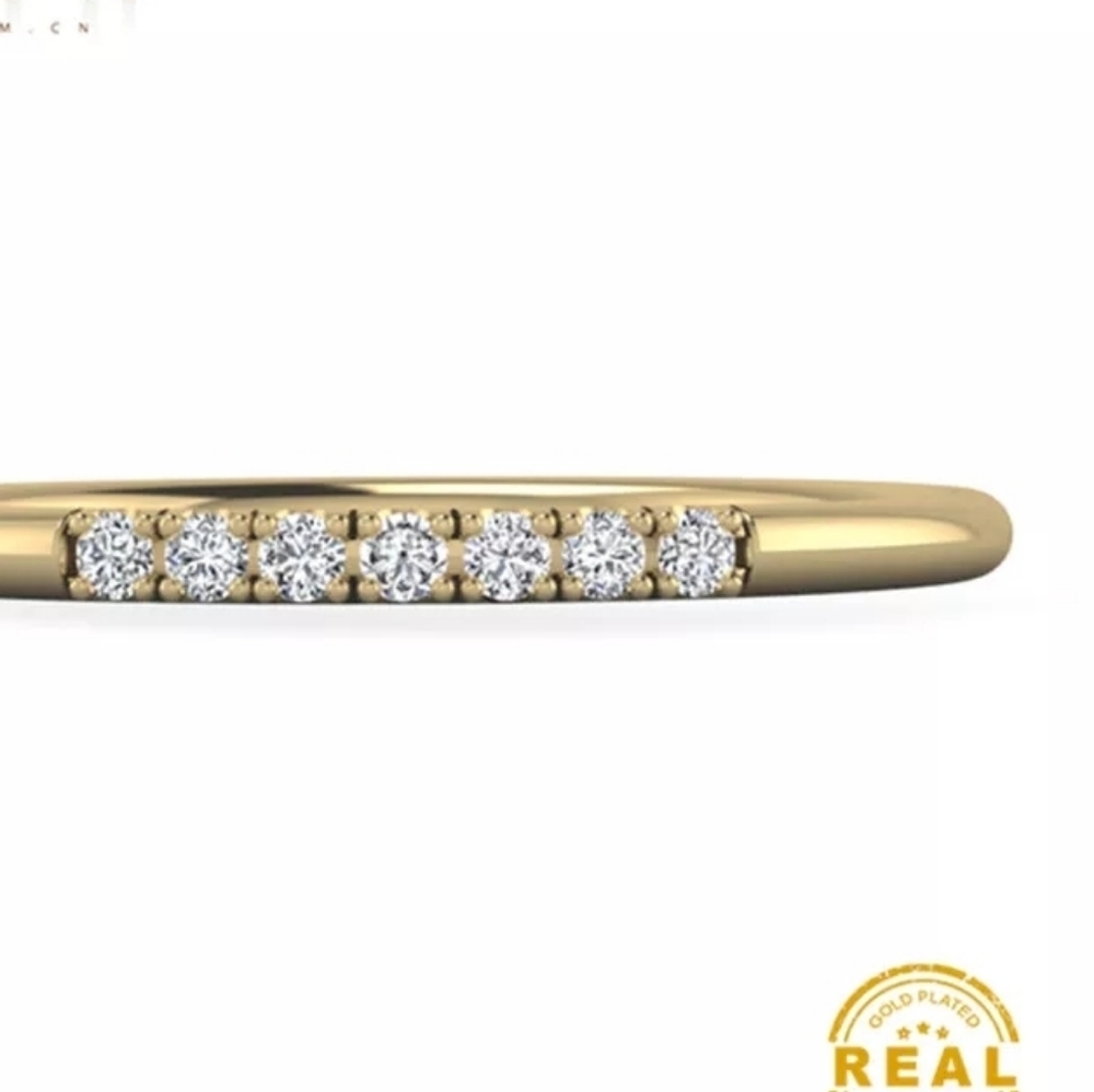 ☆Micro Pave Zircon Crstal Ring☆ - Picture 2 of 2